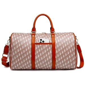 HOT ITEM! Brown Monogram Duffle Overnight Gym Bag Vegan Leather